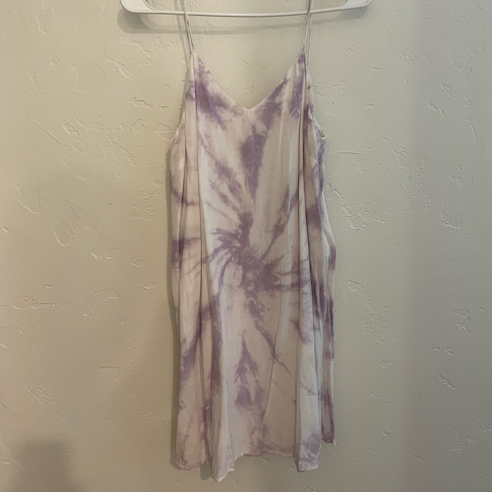 American eagle purple tie dye dress - size medium
